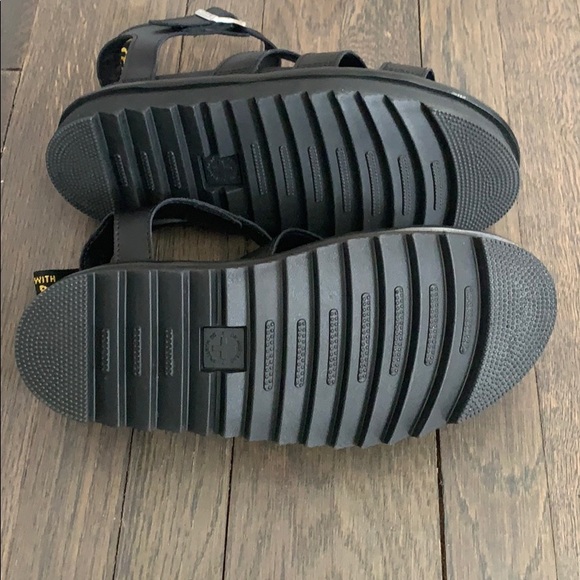 New Dr. Martens Black Blaire Platform Sandals - Picture 8 of 11